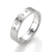 TENO Stainless Steel Diamond Band - FINAL SALE